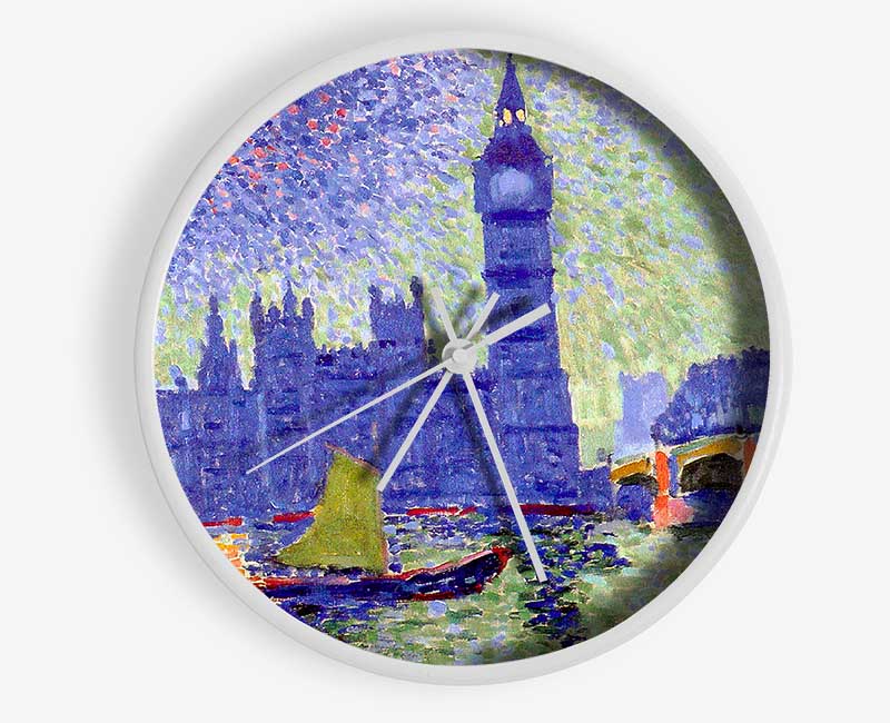 Claude Monet Thames Clock - Wallart-Direct UK