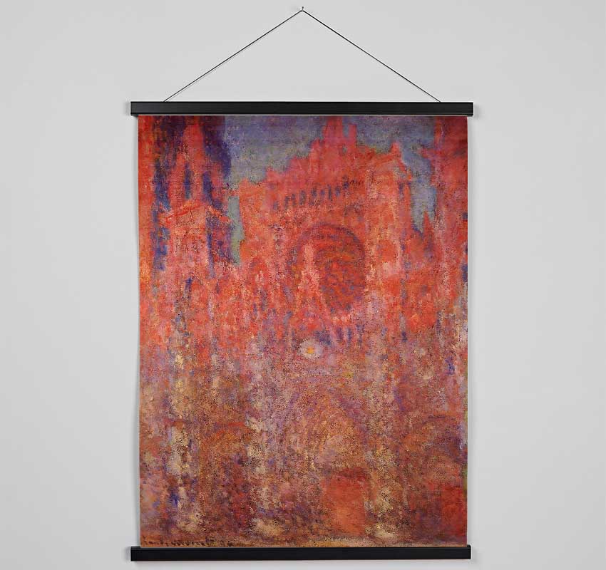 Claude Monet Rouen Cathedral Facade Hanging Poster - Wallart-Direct UK