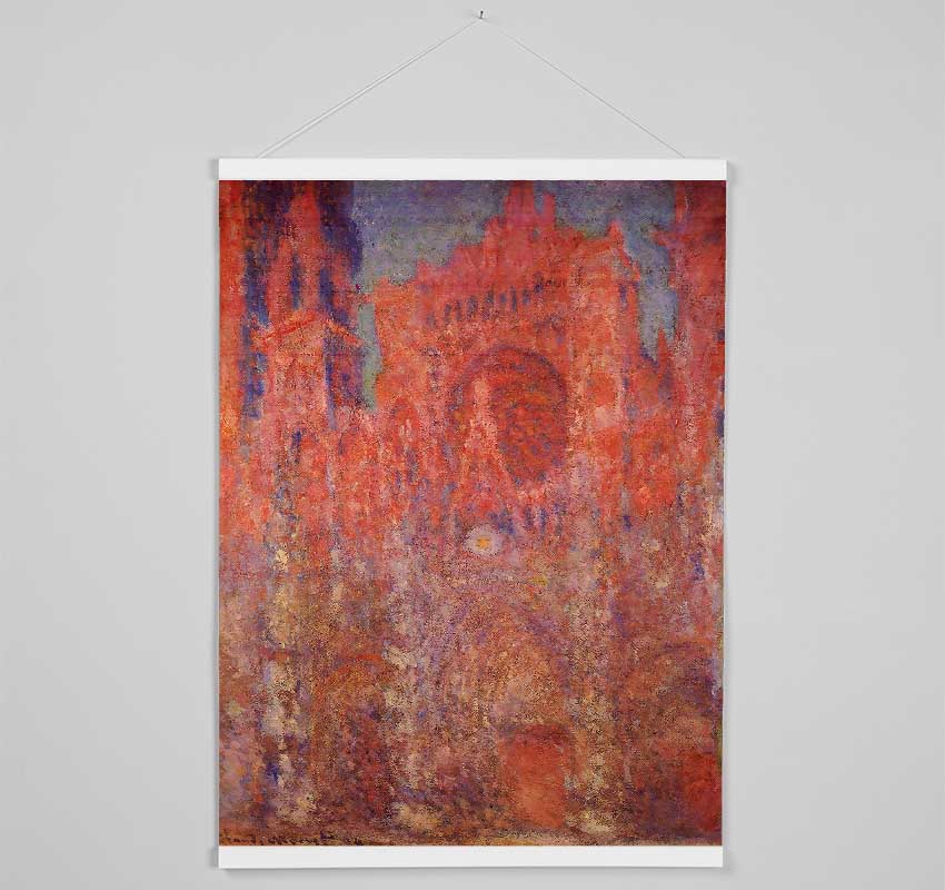 Claude Monet Rouen Cathedral Facade Hanging Poster - Wallart-Direct UK