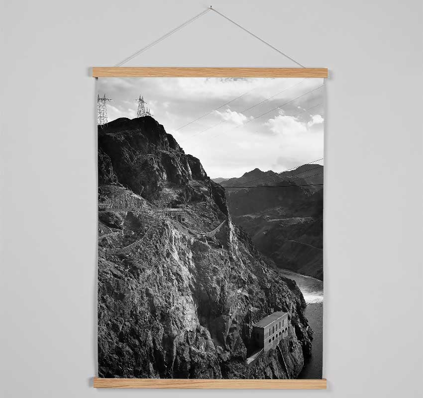 Ansel Adams Cliffs Above Boulder Dam Hanging Poster - Wallart-Direct UK