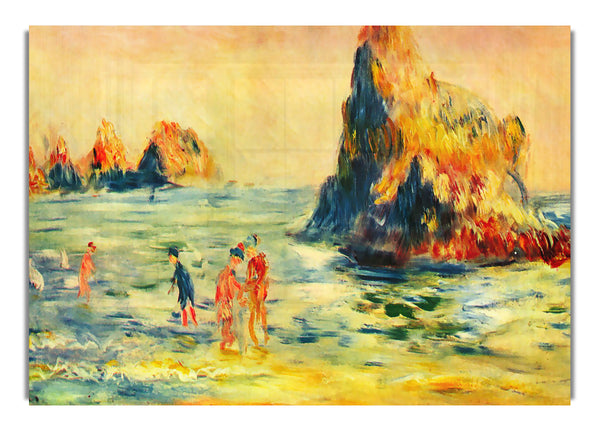 Cliffs At Guernsey By Renoir