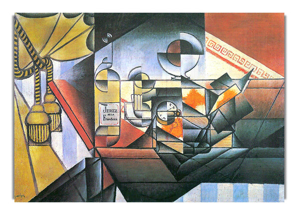 Clock And Bottle. Jerez De La Frontera By Juan Gris Art Classic