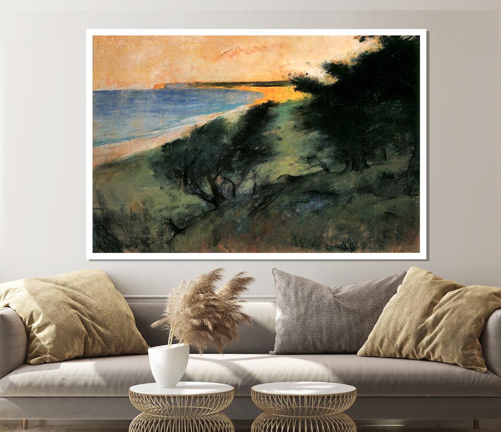 Lesser Ury Coast Of Rugen Print Poster Wall Art