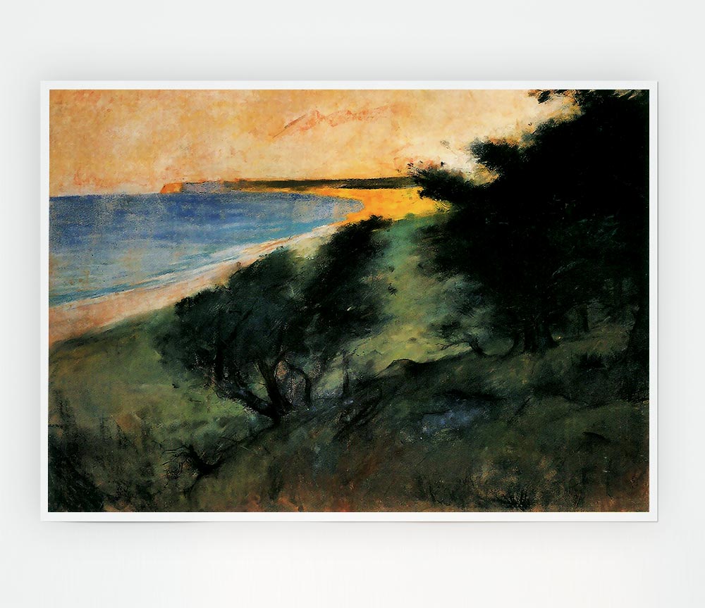 Lesser Ury Coast Of Rugen Print Poster Wall Art