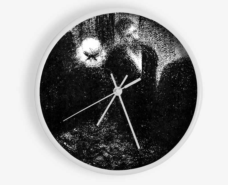 Seurat Condolences Clock - Wallart-Direct UK