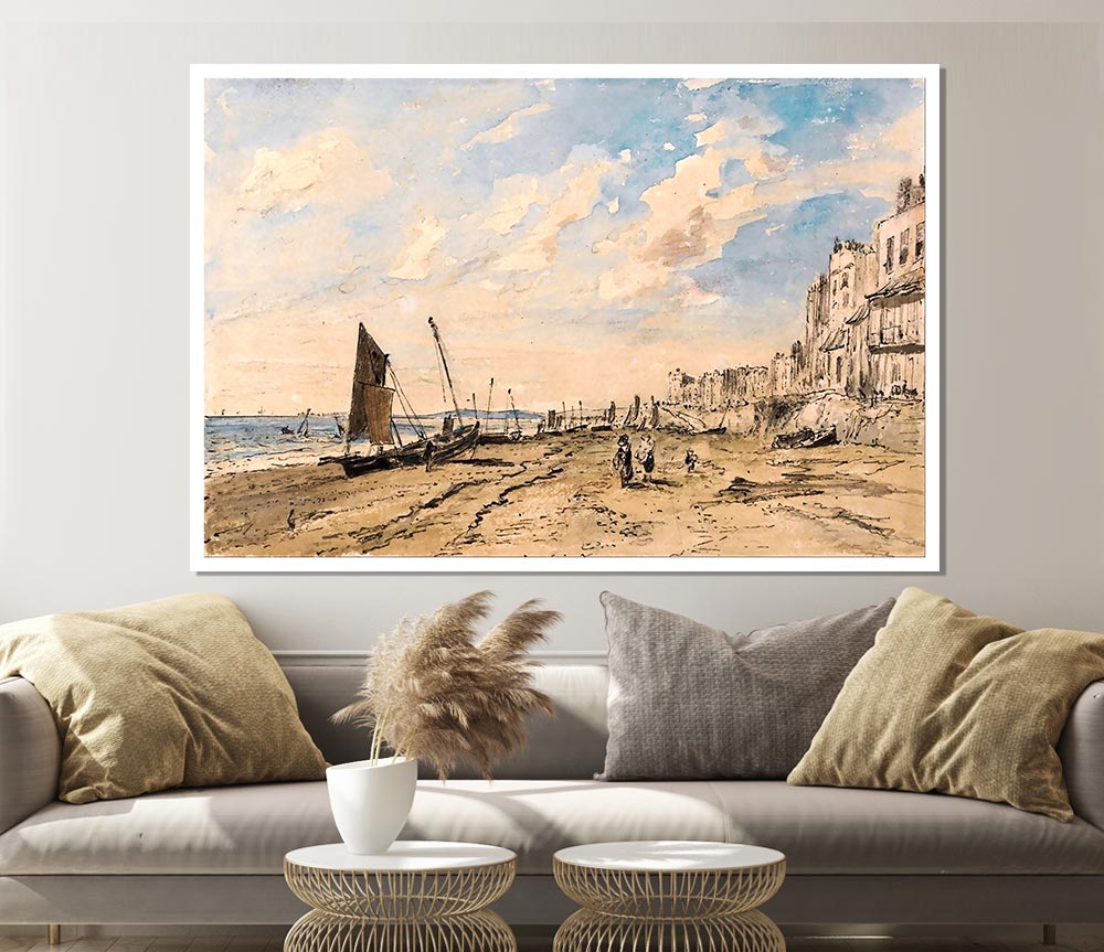 Constable Brighton Beach Print Poster Wall Art