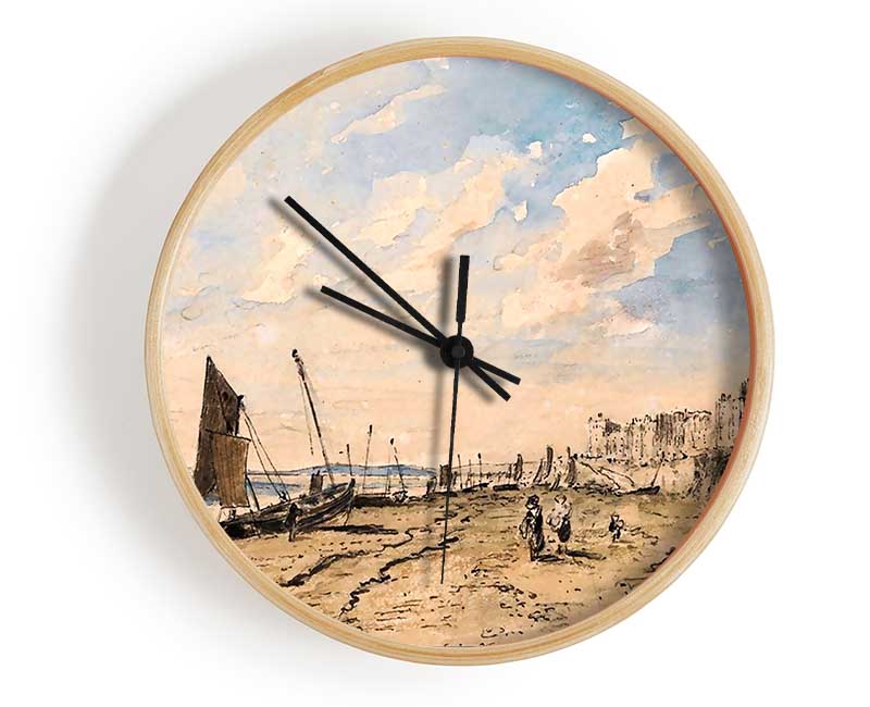 Constable Brighton Beach Clock - Wallart-Direct UK