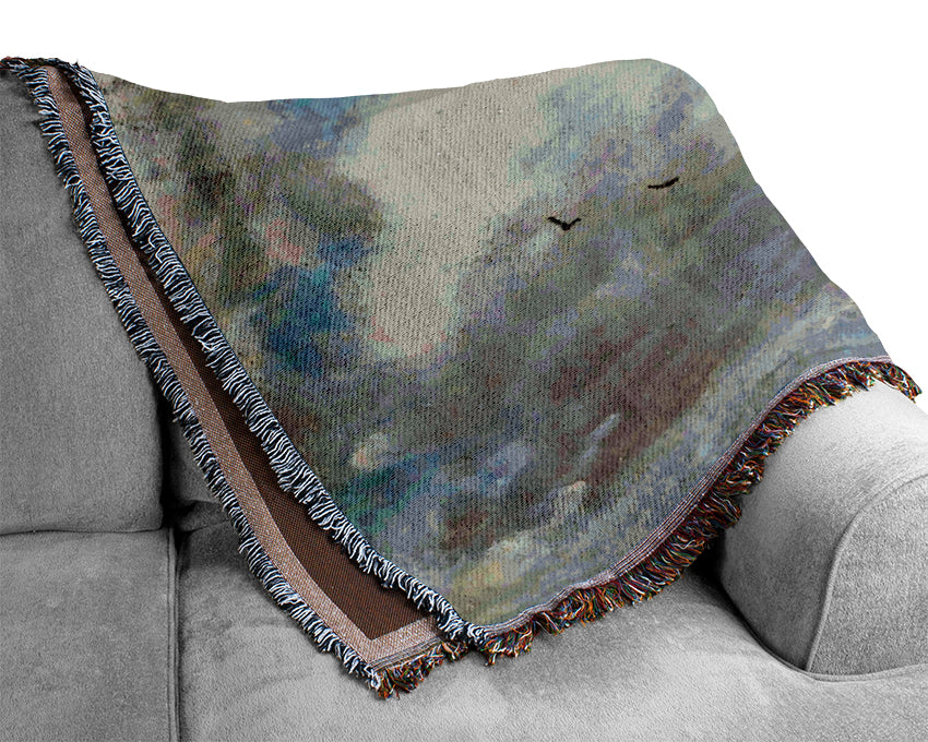 Constable Cloud Study Woven Blanket