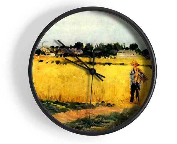 Morisot Cornfield Clock - Wallart-Direct UK