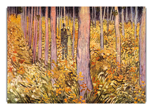 Couple Walk In The Woods By Van Gogh