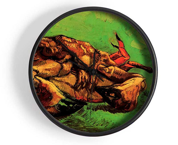 Van Gogh Crab On Its Back Clock - Wallart-Direct UK