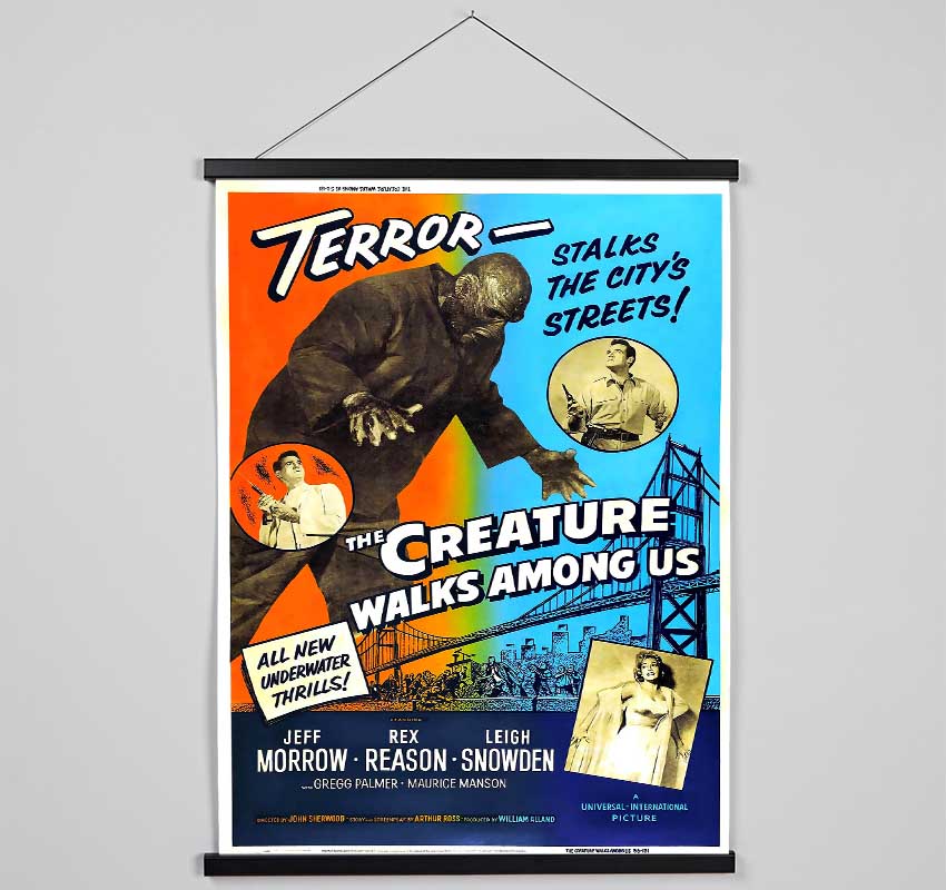 Creature Walks Among Us Poster 2 Hanging Poster - Wallart-Direct UK