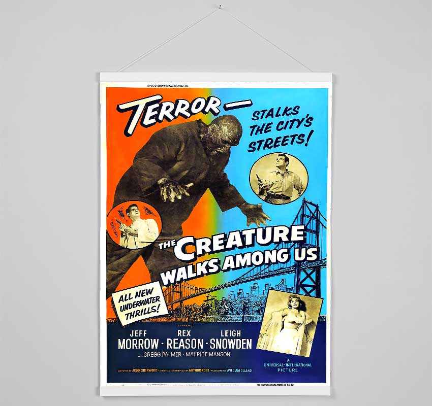 Creature Walks Among Us Poster 2 Hanging Poster - Wallart-Direct UK