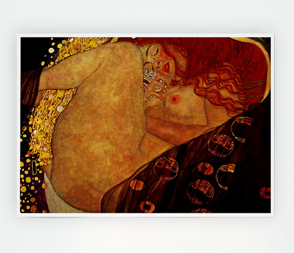 Klimt Danae Print Poster Wall Art