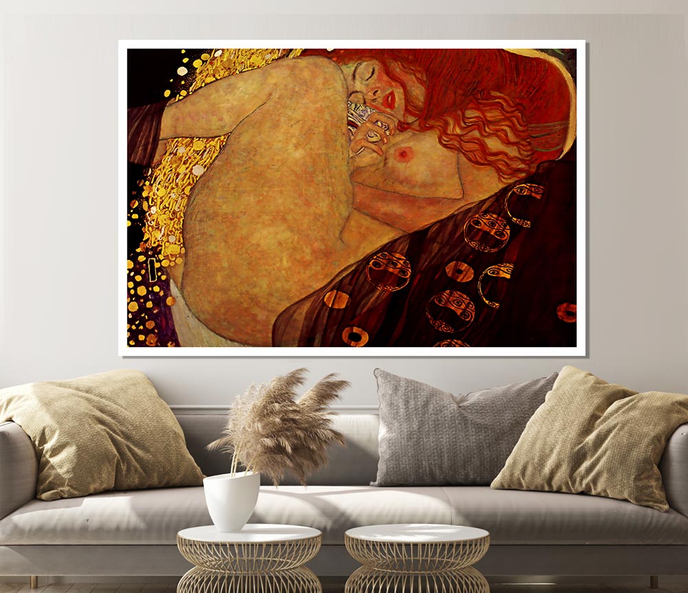 Klimt Danae Print Poster Wall Art