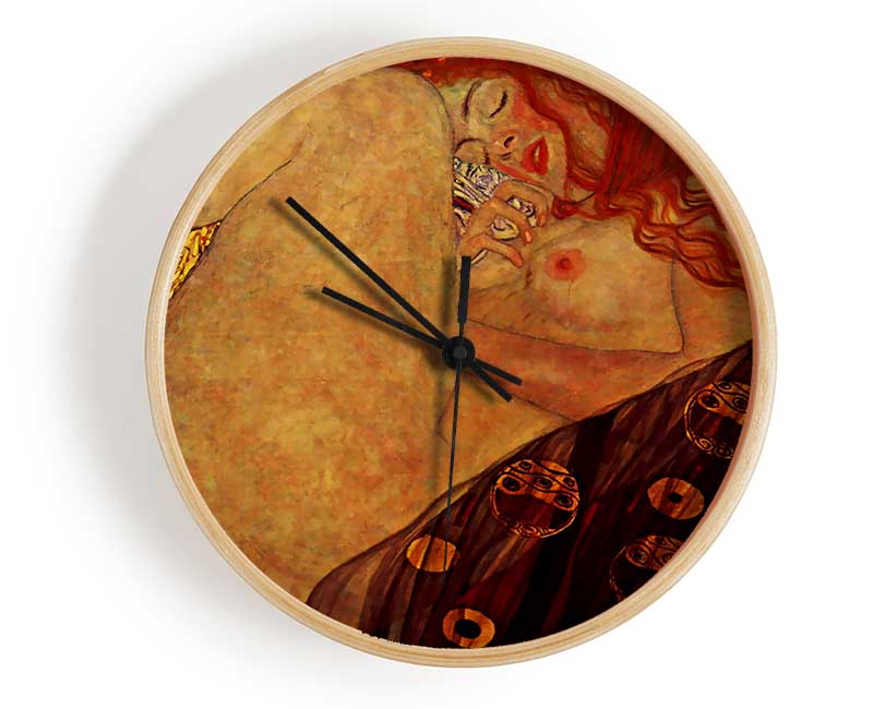 Klimt Danae Clock - Wallart-Direct UK