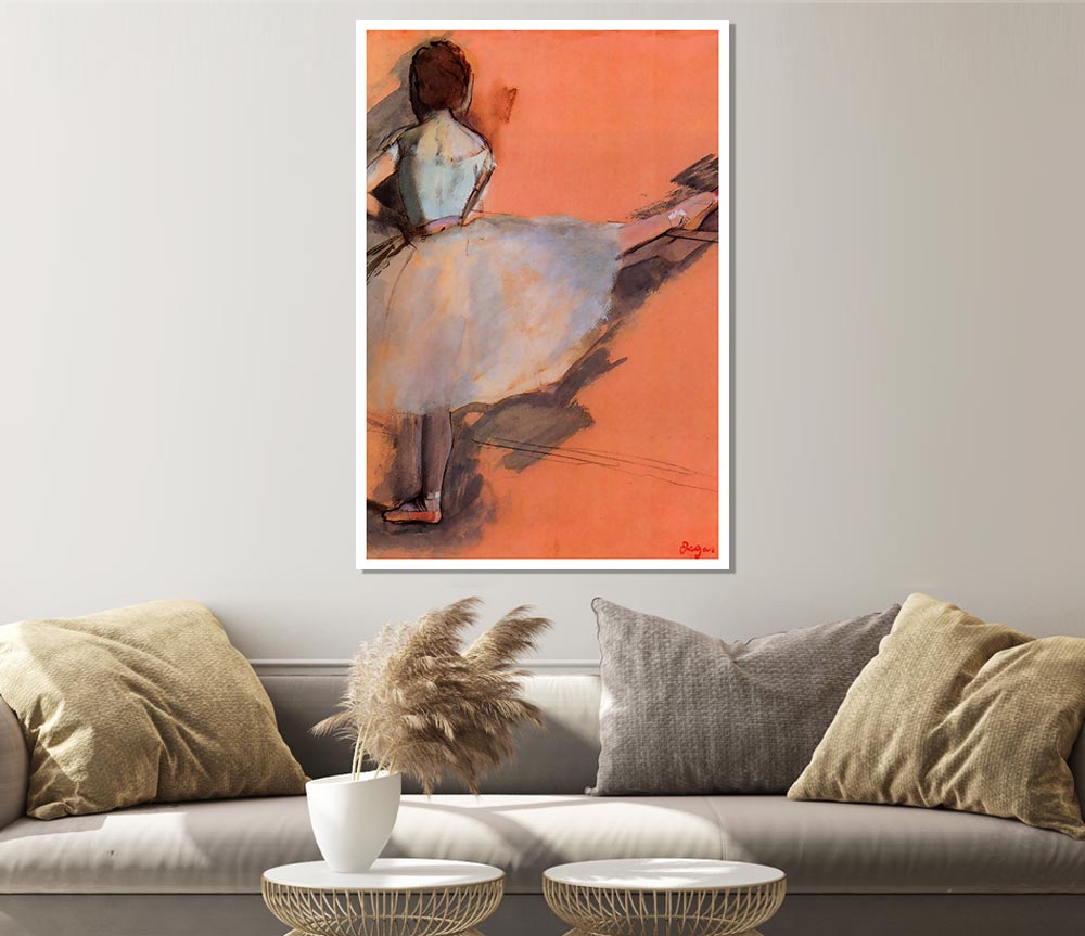 Degas Dancer At The Bar Print Poster Wall Art