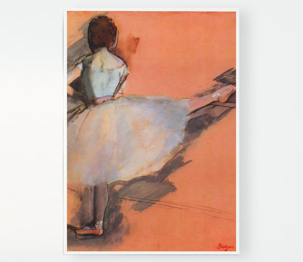 Degas Dancer At The Bar Print Poster Wall Art