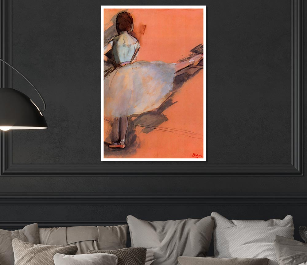 Degas Dancer At The Bar Print Poster Wall Art