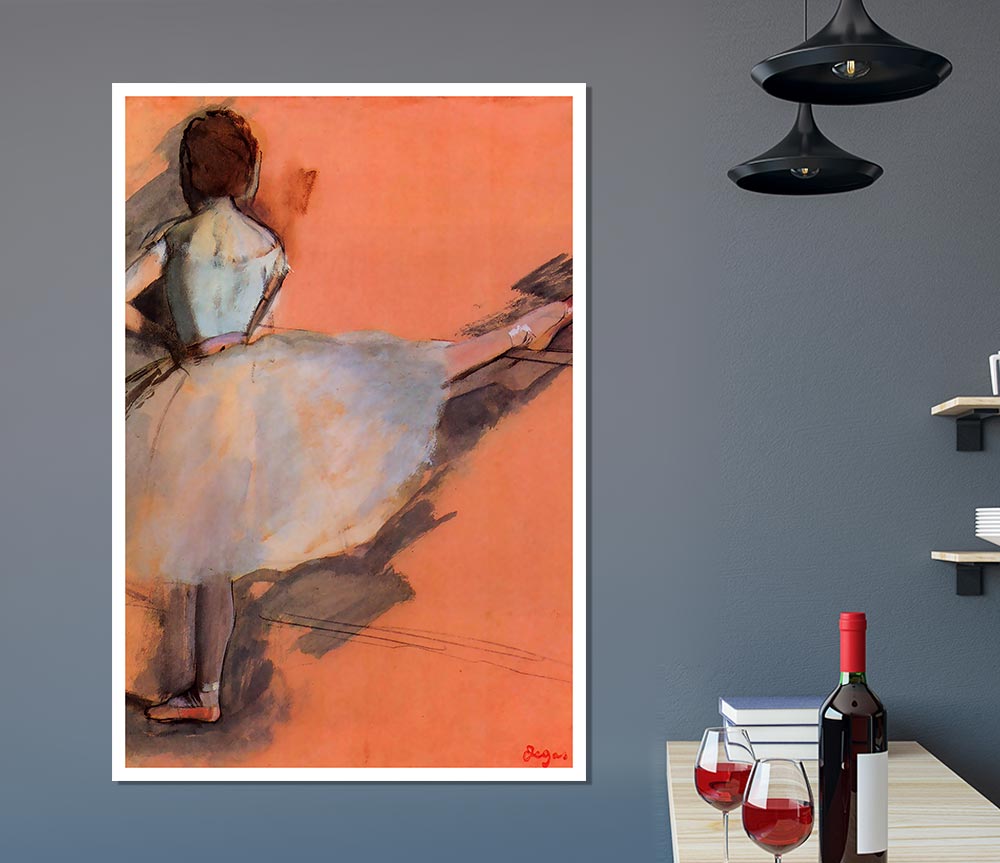 Degas Dancer At The Bar Print Poster Wall Art