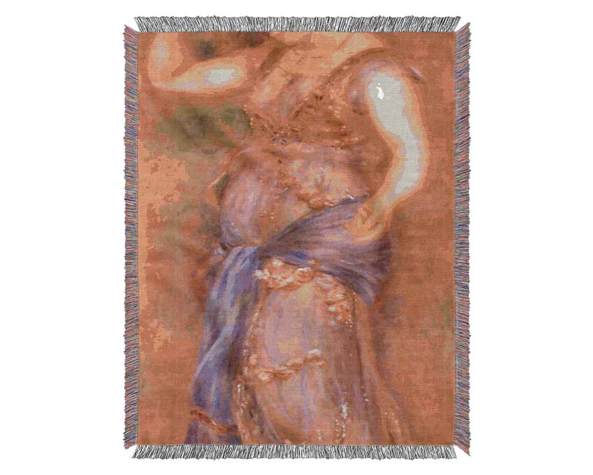 Renoir Dancer With Castanets Woven Blanket