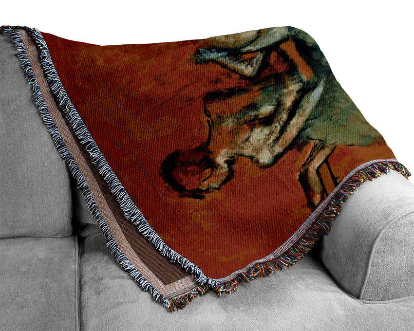 Degas Dancers At The Bar #1 Woven Blanket