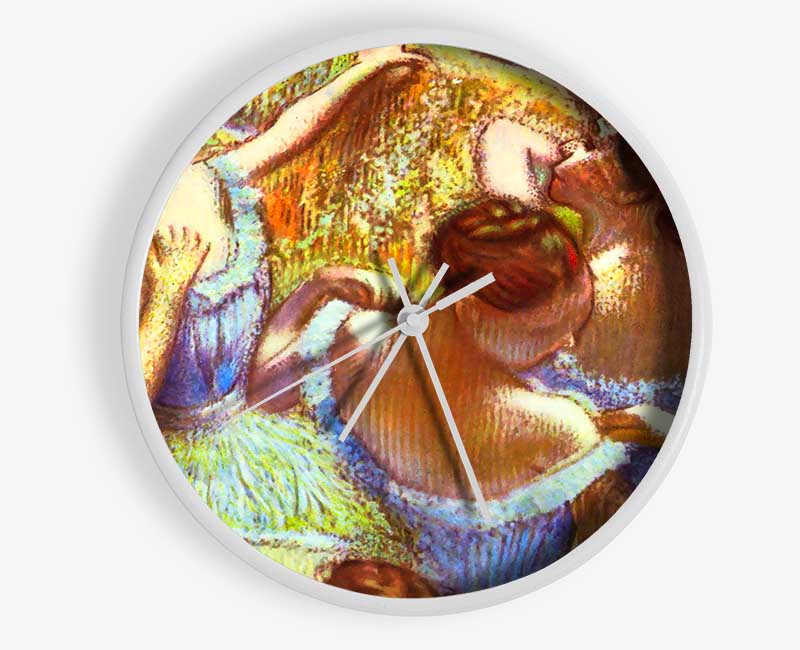 Degas Dancers In Blue Clock - Wallart-Direct UK