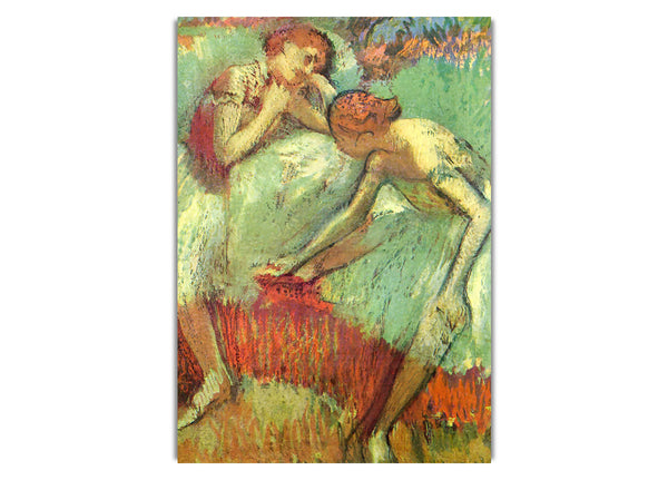 Dancers In Green By Degas