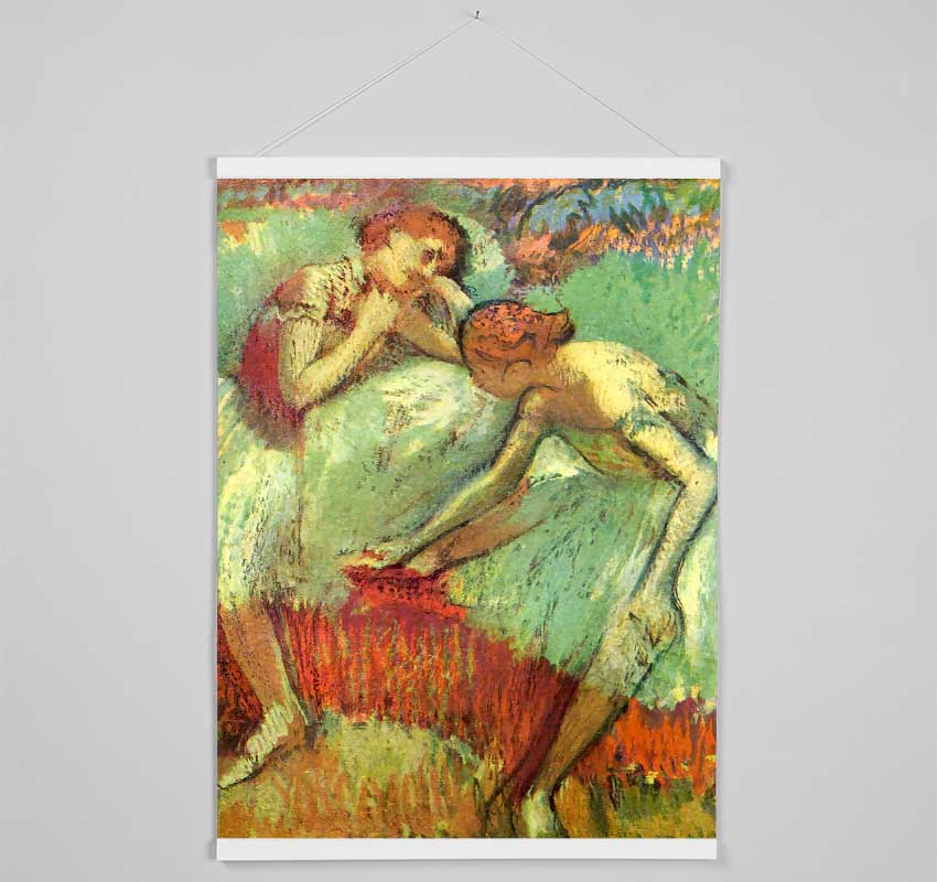 Degas Dancers In Green Hanging Poster - Wallart-Direct UK