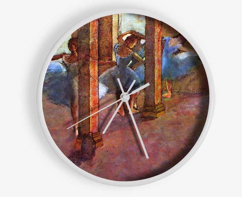 Degas Dancers In The Foyer Clock - Wallart-Direct UK