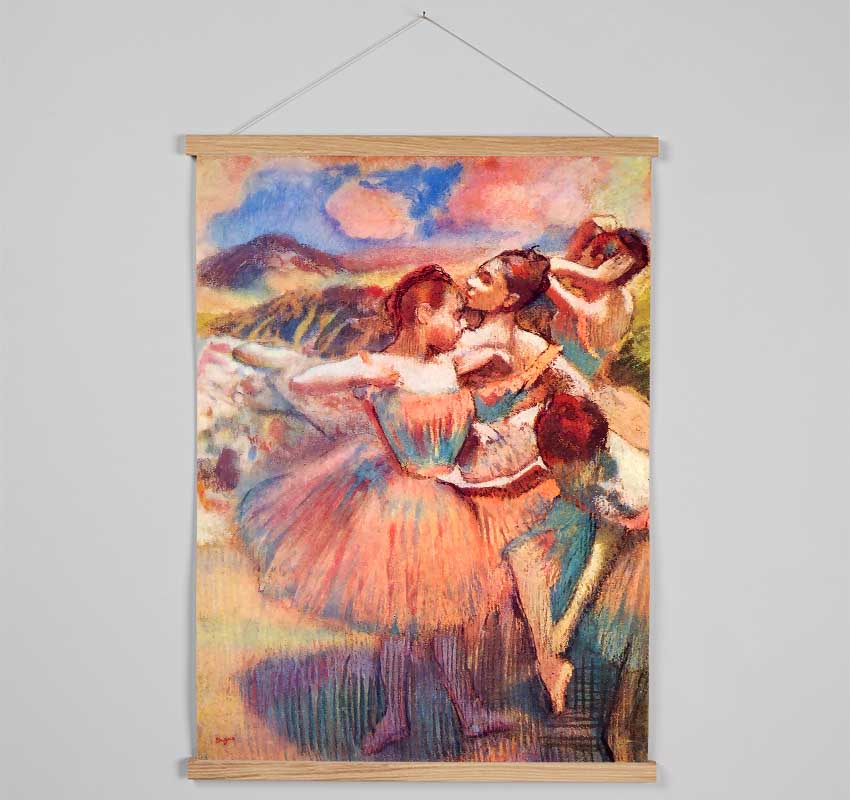 Degas Dancers In The Landscape Hanging Poster - Wallart-Direct UK