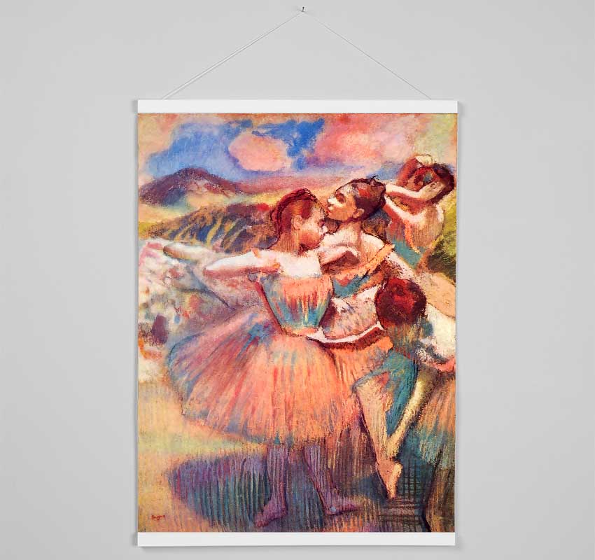 Degas Dancers In The Landscape Hanging Poster - Wallart-Direct UK