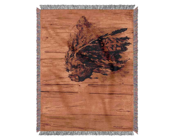 Manet Dead Uhu Woven Blanket