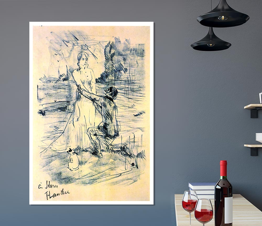 Toulouse Lautrec Declaration Print Poster Wall Art