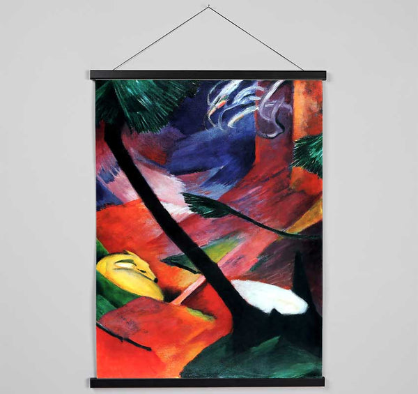 Franz Marc Deer In The Forest 2 Hanging Poster - Wallart-Direct UK