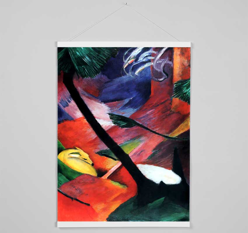 Franz Marc Deer In The Forest 2 Hanging Poster - Wallart-Direct UK