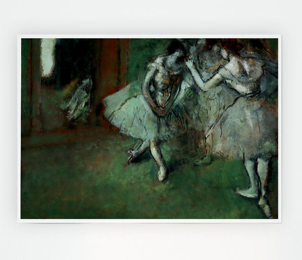 Degas A Group Of Dancers Print Poster Wall Art