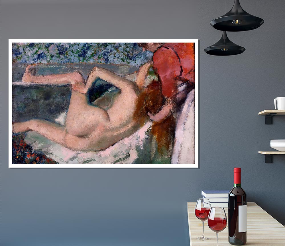 Degas After The Bath Print Poster Wall Art