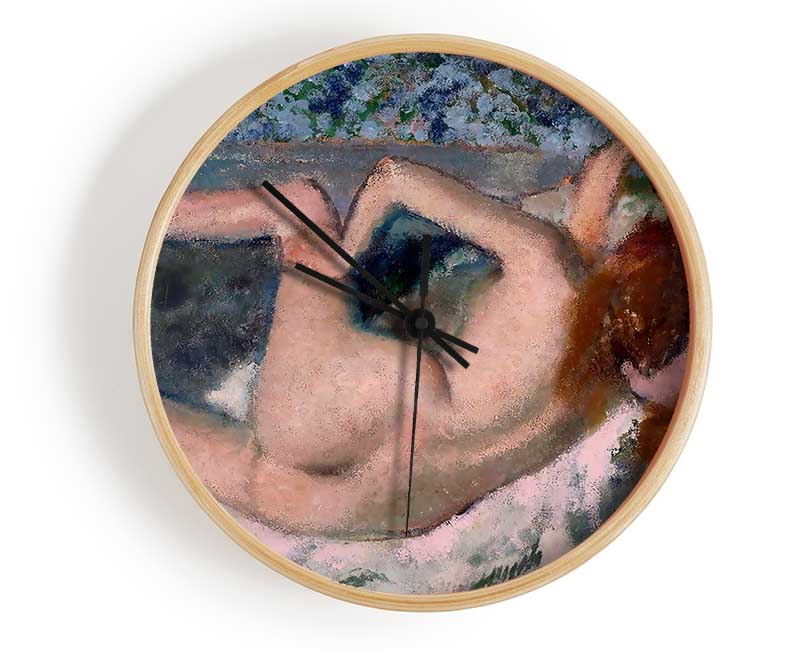 Degas After The Bath Clock - Wallart-Direct UK