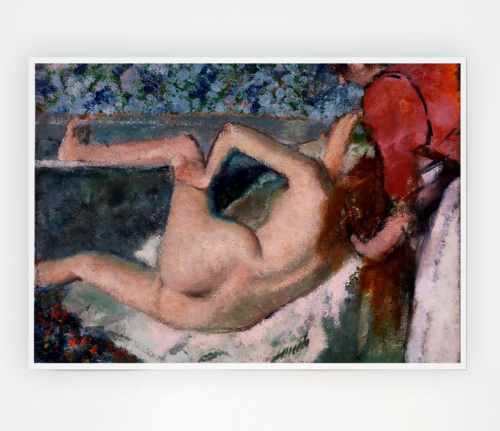 Degas After The Bath Print Poster Wall Art