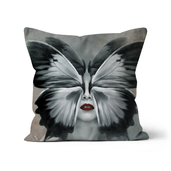 Butterfly Woman Modern Cushion