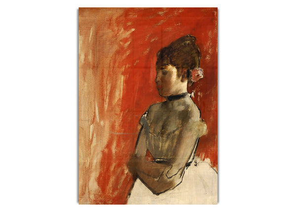 Degas Ballet Dancer With Arms Crossed