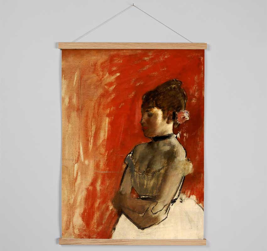 Degas Ballet Dancer With Arms Crossed Hanging Poster - Wallart-Direct UK