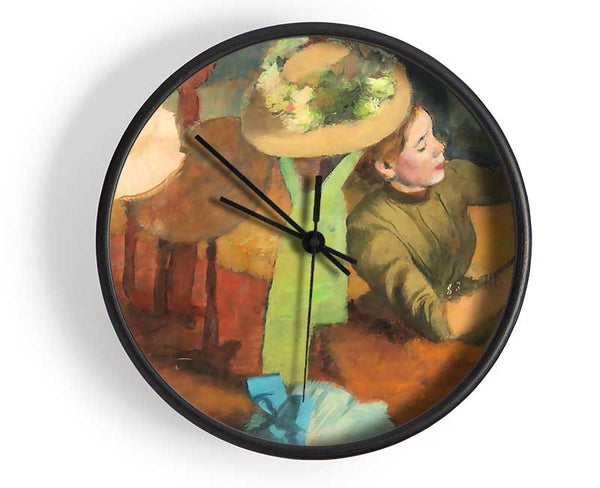 Degas The Millinery Shop Clock - Wallart-Direct UK