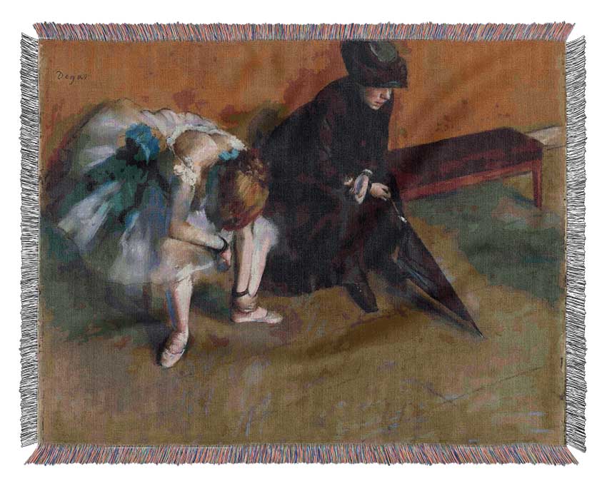 Degas Waiting Woven Blanket