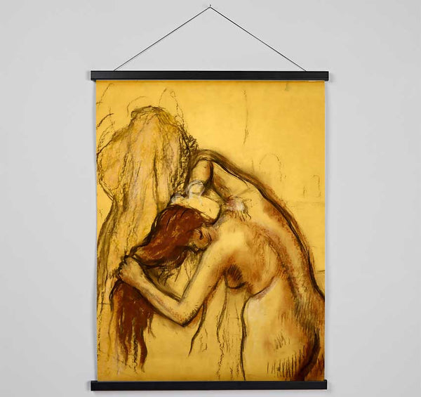 Degas Woman Drying Herself Hanging Poster - Wallart-Direct UK