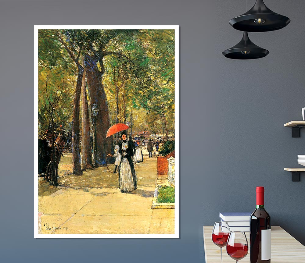 Hassam Die Fifth Avenue Beim Washington Square Print Poster Wall Art