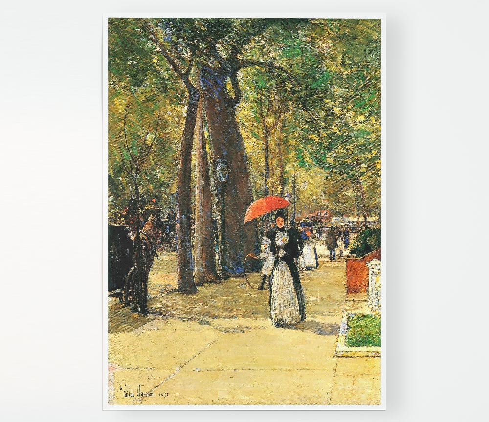 Hassam Die Fifth Avenue Beim Washington Square Print Poster Wall Art