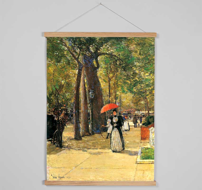 Hassam Die Fifth Avenue Beim Washington Square Hanging Poster - Wallart-Direct UK