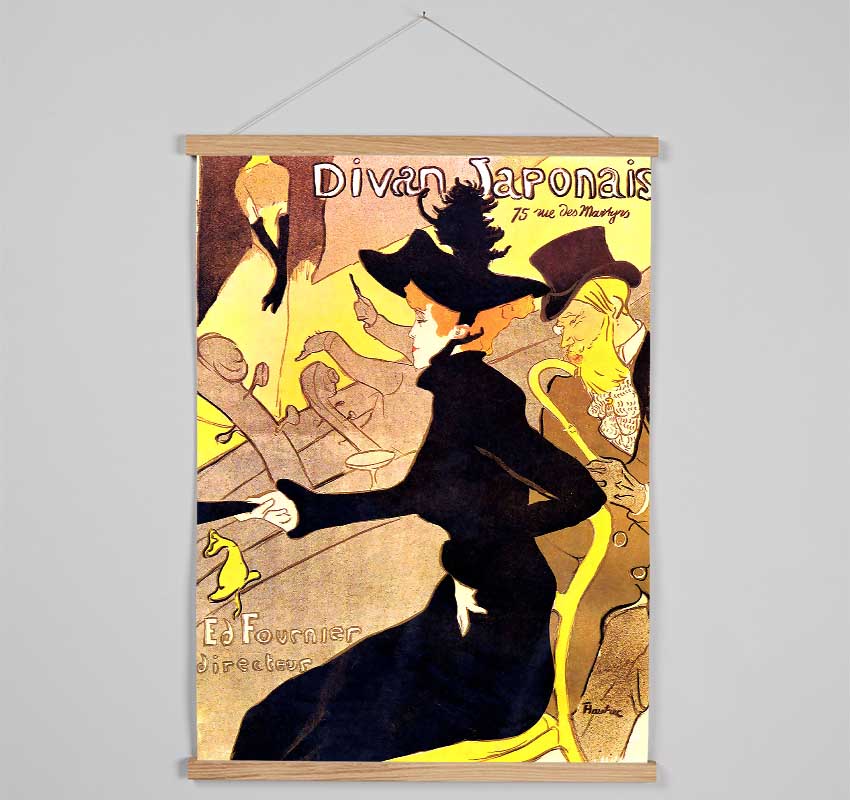 Toulouse Lautrec Diva Japonais Hanging Poster - Wallart-Direct UK